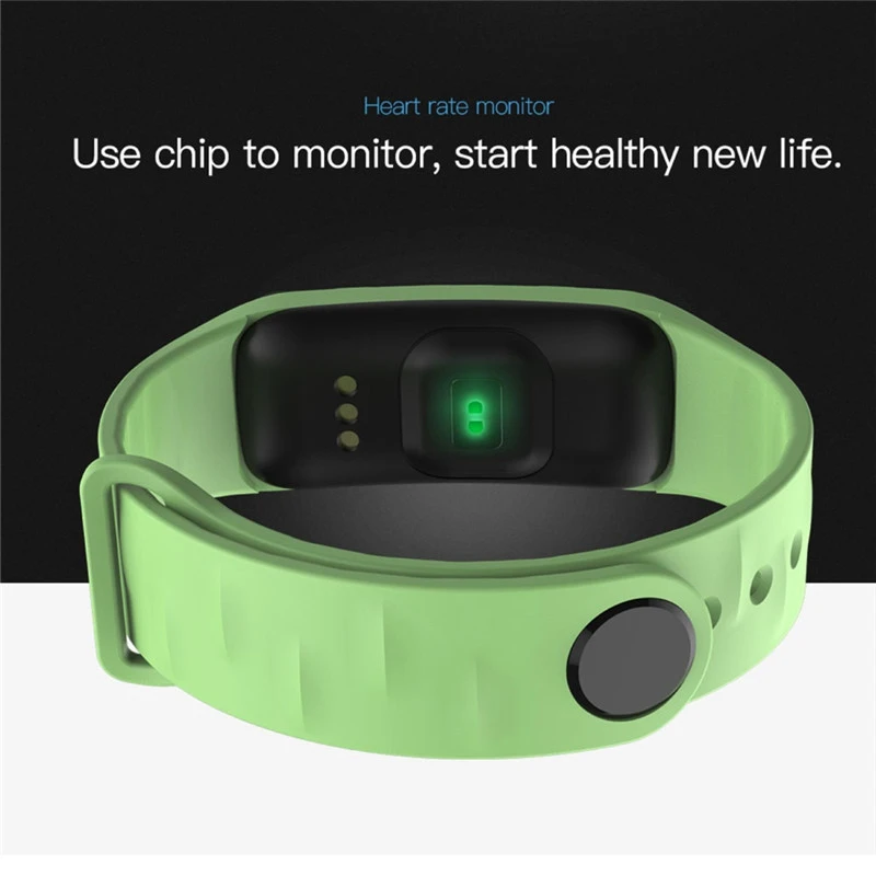 Women Men Smart Bracelet Blood Pressure Measurement Waterproof Fitness Tracker Watch Heart Rate Monitor Pedometer Smart