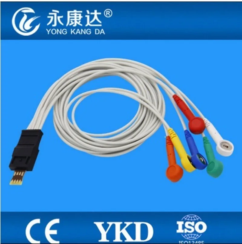 Schiller MT 101 200 Holter ECG cable с 6 Leads Кнопка IEC| |