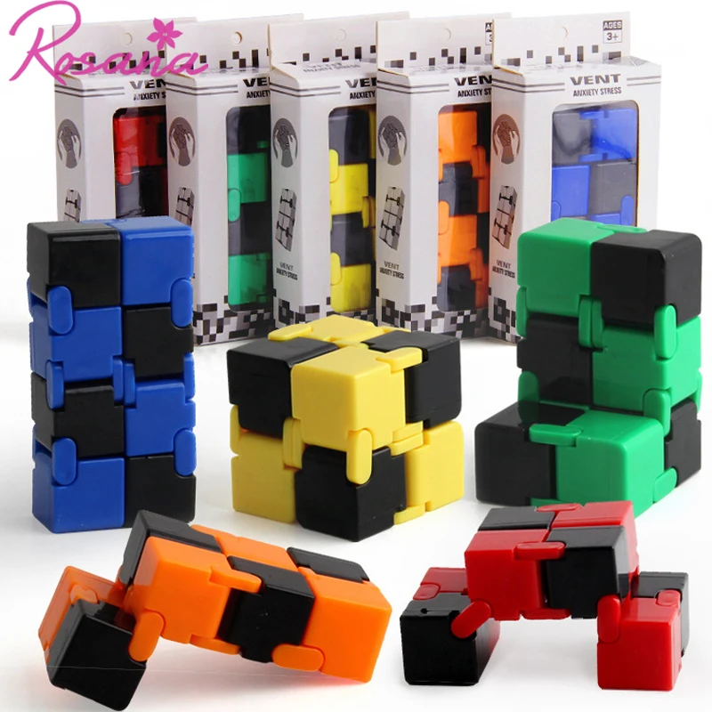 Rosana Magic Cube Puzzle Toys Infinite Folding Creative