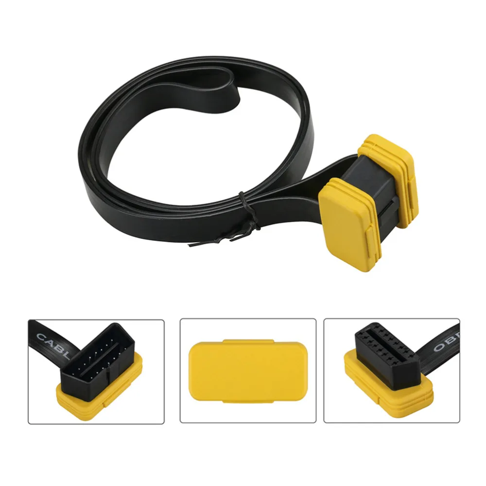 Автомобильный Кабель OBD2 AUTOOL 14 см 1 м 5 40 дюймов OBDII удлинители и разъемы для кабелей