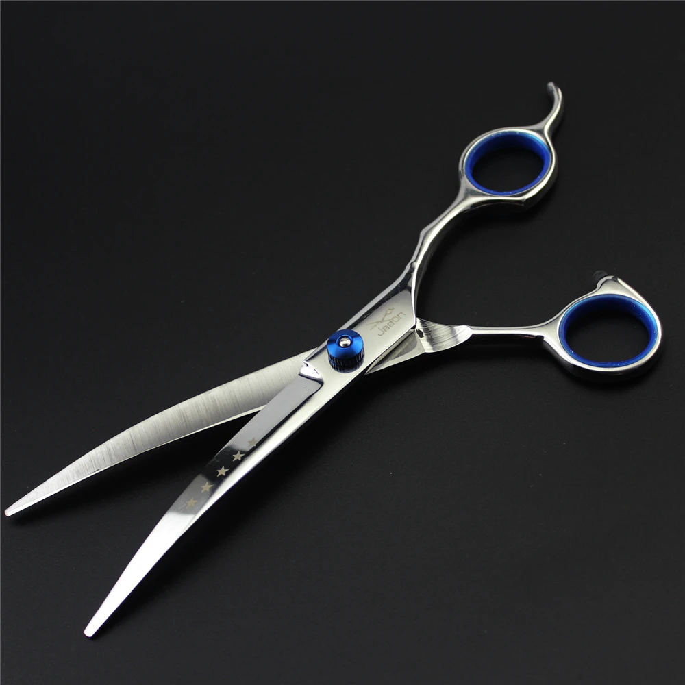 Dog Grooming Scissors Kit 6" 7 inch Professional Pet Grooming Scissors Straight Thinning Curved Shears Cat Dog Tesoura for Groomer Hair Cutting