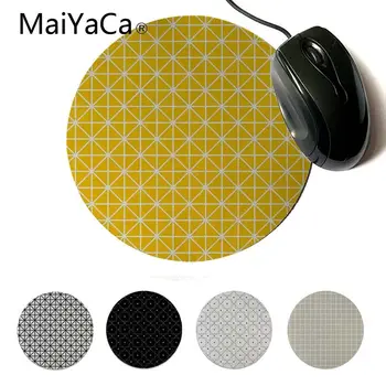 

MaiYaCa Geometric Square Gamer Speed Mice Retail Small Rubber Mousepad Custom Design Gaming Computer Round Mouse pads