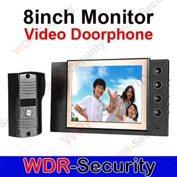 

Home 8" LCD Monitor Video Door Phone Doorbell Camera Entry Intercom System
