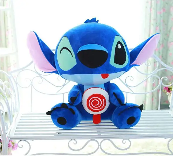 Gratis Pengiriman 30 35 Cm Lucu Kartun Membeku Lilo Stitch