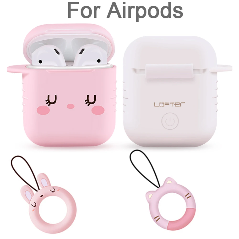 

New Soft Silicone Case Cute Shockproof Slim Earphone Protective Cover For Airpods Earphones Pouch Slim Sleeve Wrap Shockproof
