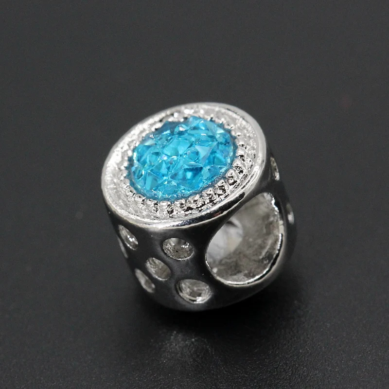 5Pcs/Lot Colorful Drill Charms Beads for Jewelry Making Original