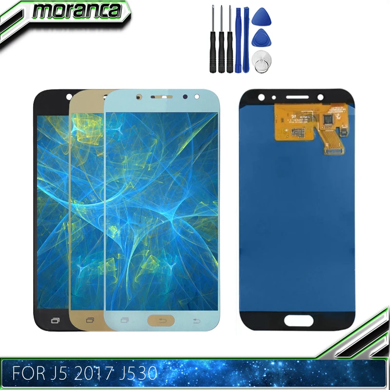 

Adjustable LCD J530 2017 For Samsung Galaxy J5 2017 Display Touch Screen Digitizer J5 Pro J530 J530F LCD 5.2'' inch