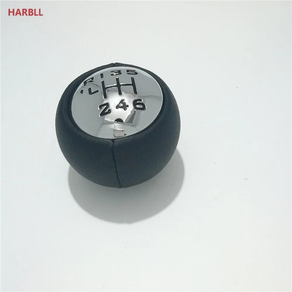 6 Speed Manual Gear Shift Knob For Peugeot 307 308 3008 407 5008 807