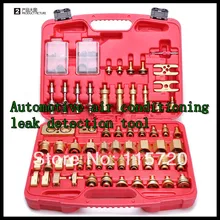 Высокого качества ремонта кондиционер Утечка инструмент обнаружить набор инструментов для Европа и Америка автомобиля, Хладагент течеискатель