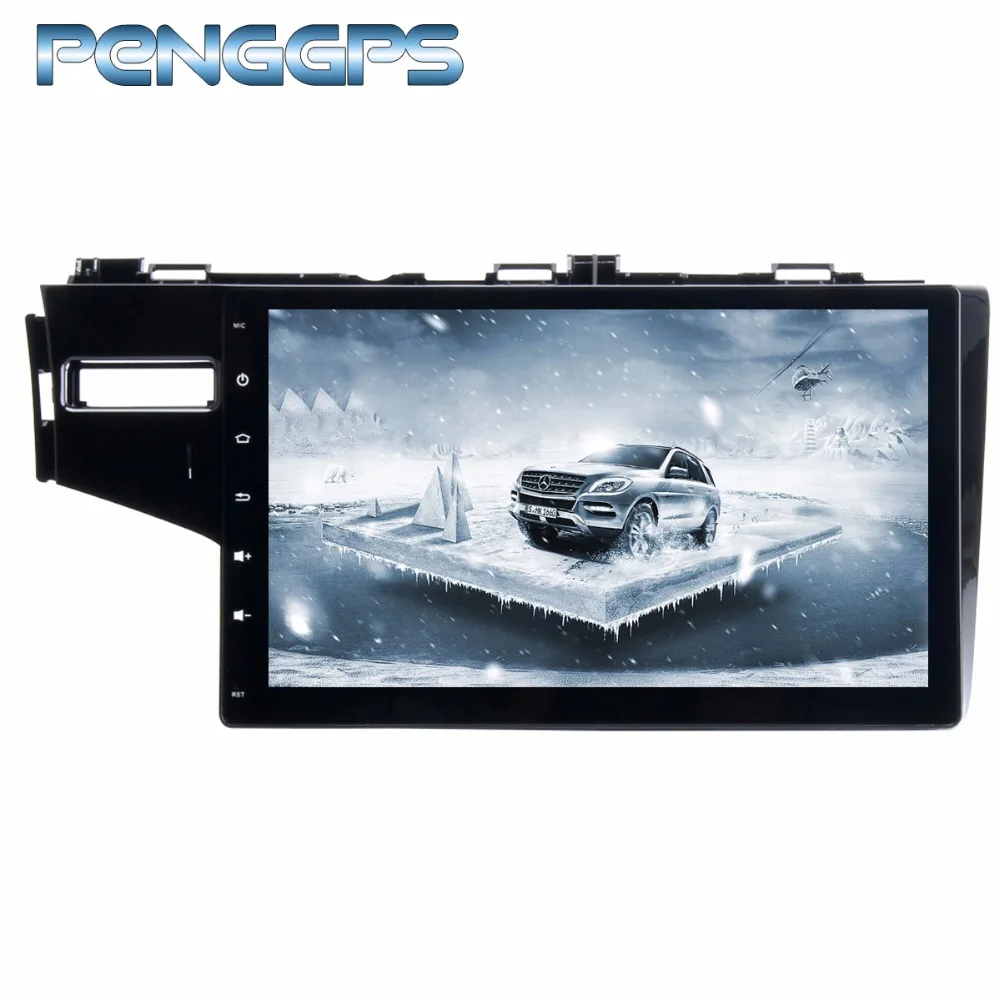 Автомобильный DVD плеер 10 2 дюйма Din Android 6 0 радио GPS навигация для Honda Fit с
