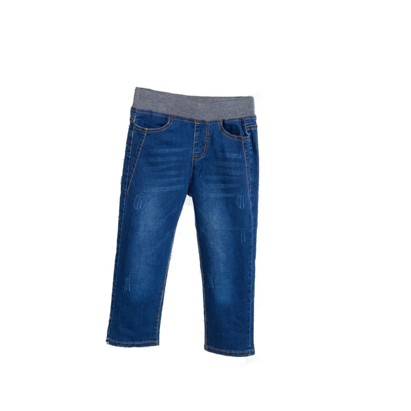 

Large Size Women Fat MM Summer Denim Pants Female Jeans 200 Pounds Solid Color High Waist Elastic 7 Points Flare Pants MZ1638