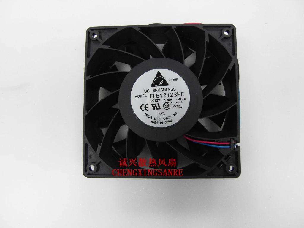 

For ffb1212she delta 1238dc 12v 2.25a ball cooling fan radiator