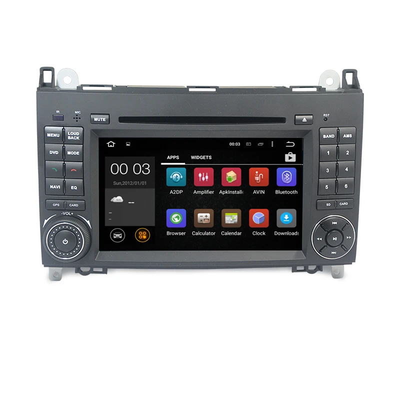 Sale Quad Core 1024*600 2 din car DVD Android 7.1 for Mercedes/benz B200 W169 A160 Viano Vito GPS NAVI RADIO BT built-in wifi dvr map 17