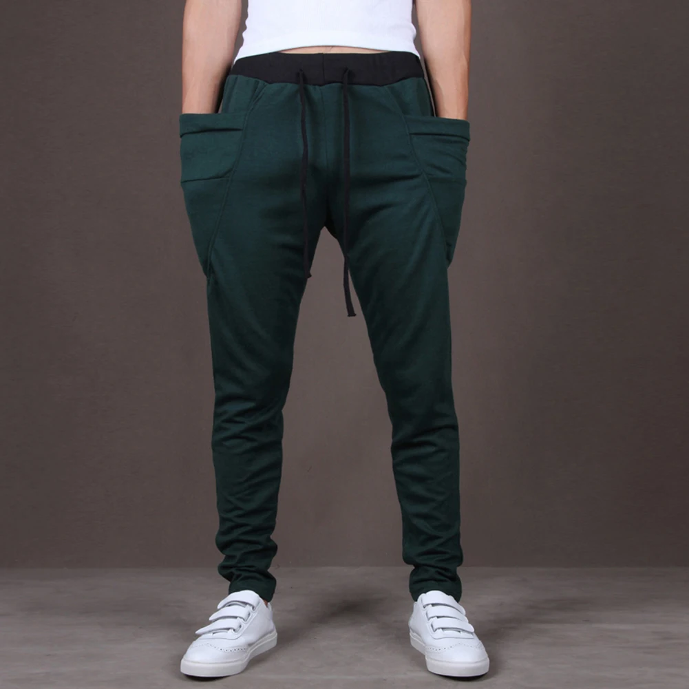 

Fashion Men's Casual Pant Trousers Jogger Dance Sweatpants Harem Pants Slacks