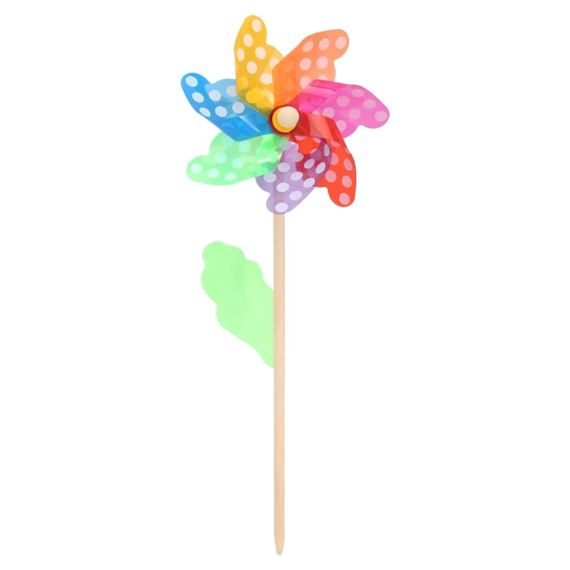 

Colorful Pinwheel Wind Wind Spinner Windmill Home Garden Yard Decor Kids Toys