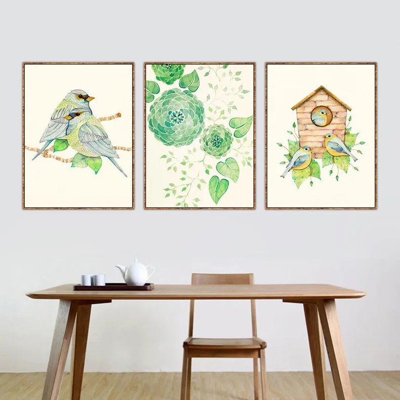3 шт. Flowe птица 5D картина, вышитая бисером современные DIY рукоделие Полный Круглый бриллиант вышивка мозаика стразами живопись
