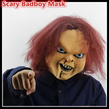 Free shipping Cosplay Creepy Scary CHUCKY latex Mask Horror Masquerade Adult Ghost Movie Mask Halloween Props Costumes Dress up