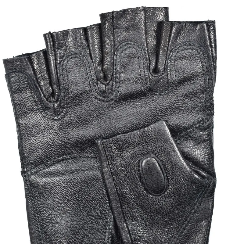 Kuyomens Men's Fingerless Gloves Wrist Half Finger Glove Unisex