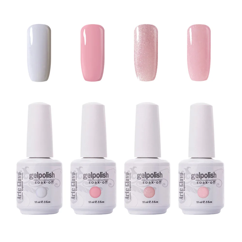 

Arte Clavo Gel Polish Set 4 Colors Nail Gel Nail Polish UV Gel Polish Long-lasting Soak-off LED UV Gel Nail Art Tools