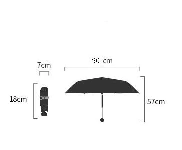 Маленькие складные зонты, карманный мини зонтик, женский белый зонт от солнца, Ветрозащитный Анти-УФ Розовый Зонт от дождя RG023