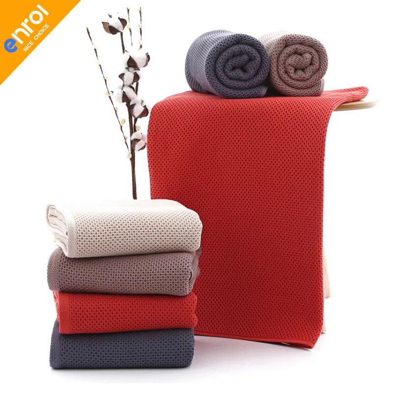 

Cotton Bath towel for adult large size solid color comfortable cheap good quality Japanese-style Antibacterial towel