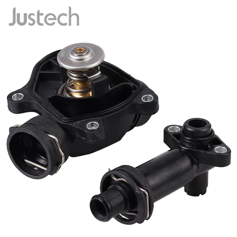 

Justech New 88°C Thermostat + 70°C EGR Thermostat 11517805811 11517789014 For BMW BMW E60 E61 520d 525d 525xd 530d 535d