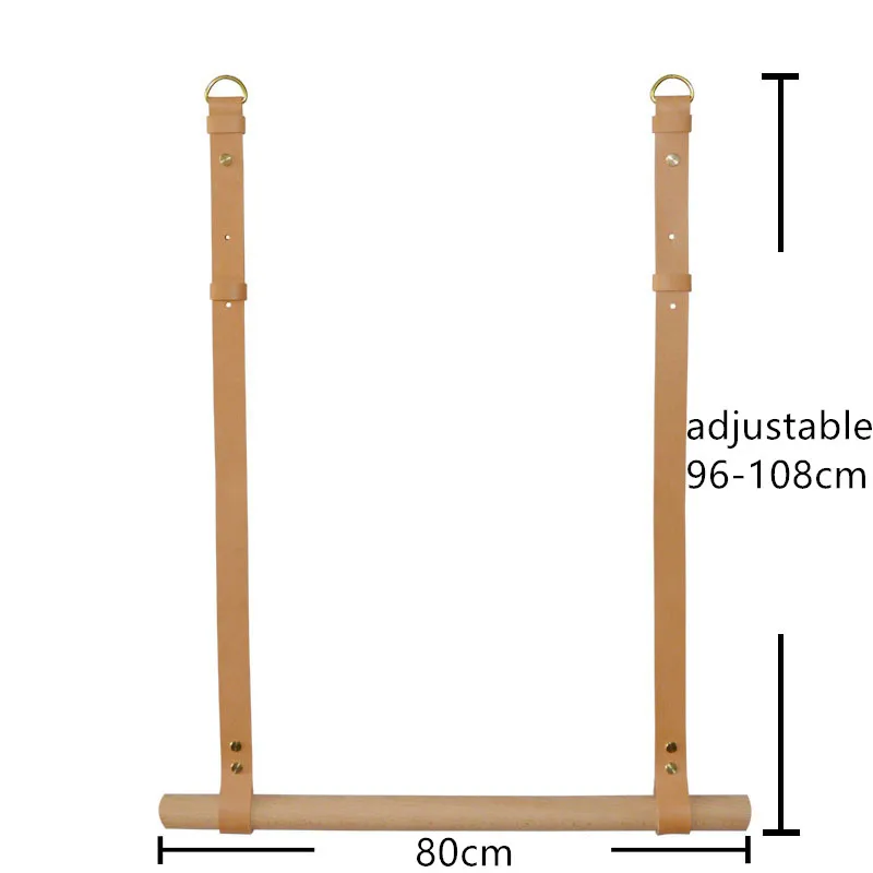 

Light brown vegetable tanned clothing store hangers clothing display rack belt ceiling hanging hanger wall hanging clothes pole