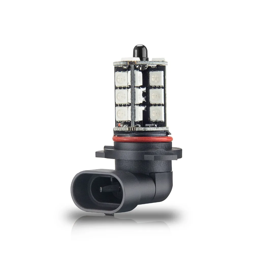 2 шт. 27SMD многоцветный RGB 5050 H11/H8 HB3 HB4 9006 9005 H4 H7 светодиодный сменный противотуманный