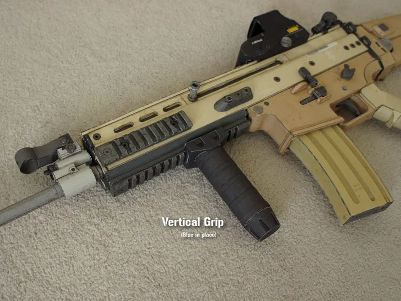 Картонная модель штурмовой винтовки HK416 M416 95 см 1:1 пулемет игра головоломка для