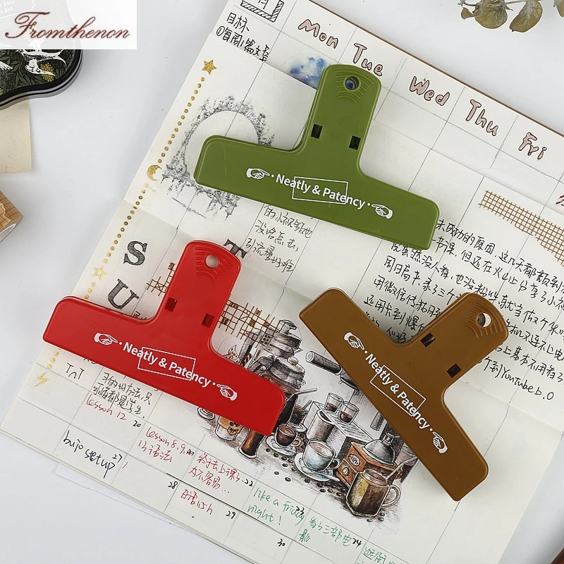 

2019 Retro color paper clip binder Clips for Midori traveler's Notebook Decorative Accessories Japanese Vintage Stationery store