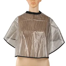 Y& W& F ПВХ прозрачная водостойкая краска для волос шарф антистатический шампунь шаль Регулируемая шея закрытие складной резка накидка для салона