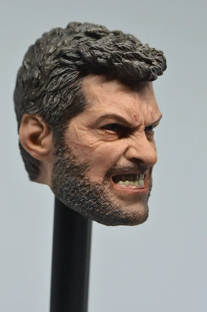 Onze 1//6 Wolverine Head Sculpt Angry Logan pour Hot 12/" Toys figure masculine USA