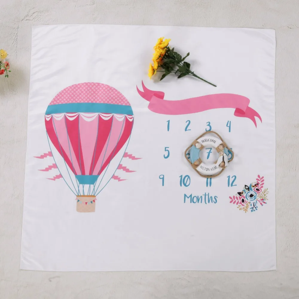 Одеяло для новорожденных и Пеленальное Одеяло с принтом в виде цифр, домашний декор для постельных принадлежностей, Детские Банные полотенца, реквизит для фотосессии