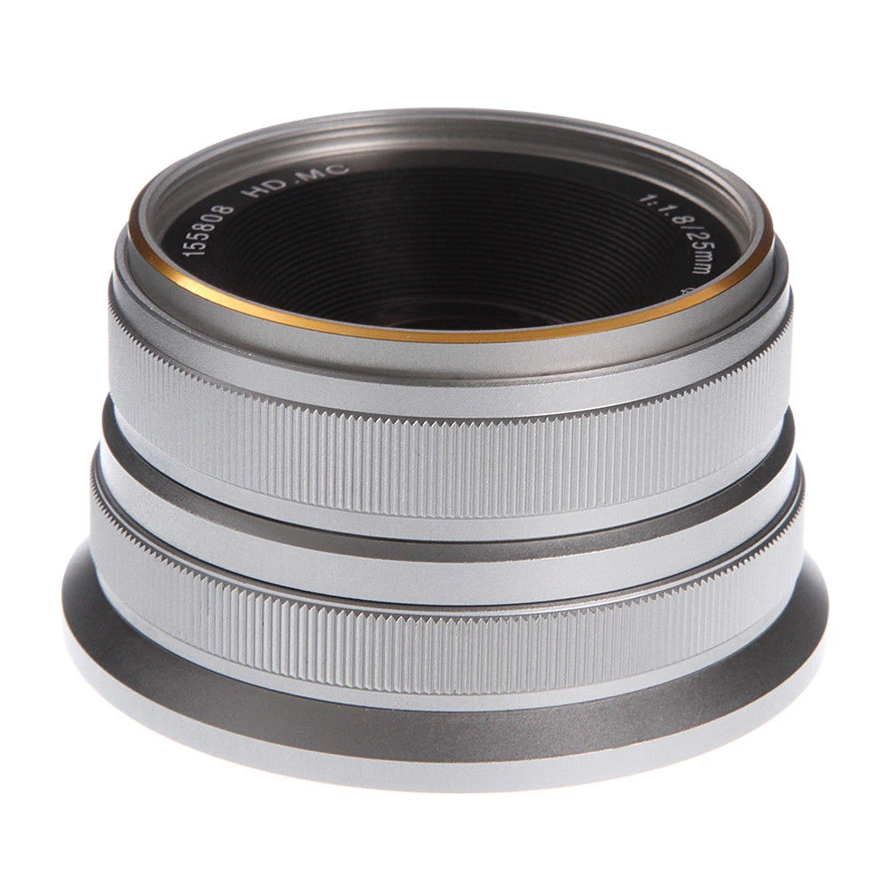 Объектив 7artisans 25 мм F1.8 Prime линзы с одним фокусом для E Mount Sony Canon Mout Micro 4/3 камер Olympus