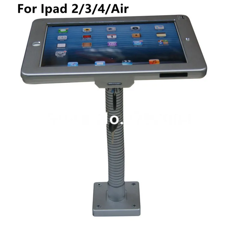 Для iPad 2/3/4/Air/Pro 9.7 "таблицы Гусенек замок крепление дисплея на Ресторан /безопасности Настольный держатель монтажа на магазин