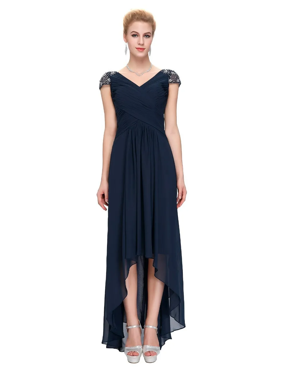 

Chiffon Mother and Daughter Clothes Family Lace Up Women Dresses For Party and Bandage Dress A-Line Prom Dresses For Women Party