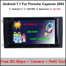 Android 7.1 Quad Core 8 inch CarRadio playerFor Porsche Cayenne 2003 2004 2005 2006 2007 2008 2009 2010 car Radio GPS Navigation