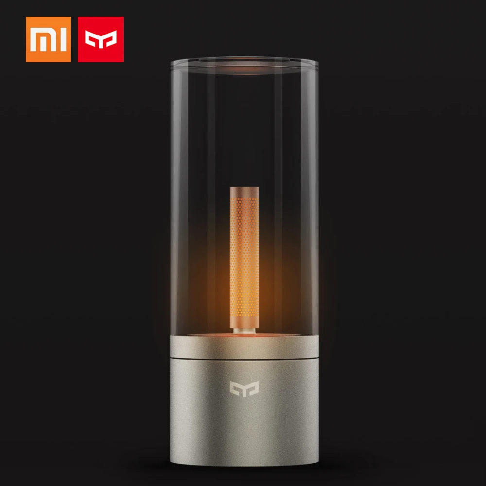 Настольная лампа для чтения Xiaomi Yeelight Mijia, настольная лампа для спальни, лупа, яркость, освещение YLFW01YL, умная свеча, светодиодный, USB лампа