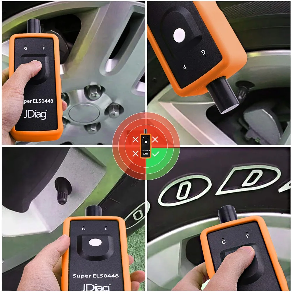 JDiag Auto Tire Pressure Monitor Sensor Tire Pressure Reset System TPMS Super Relearn Reset Activation Tool for car Vehicles