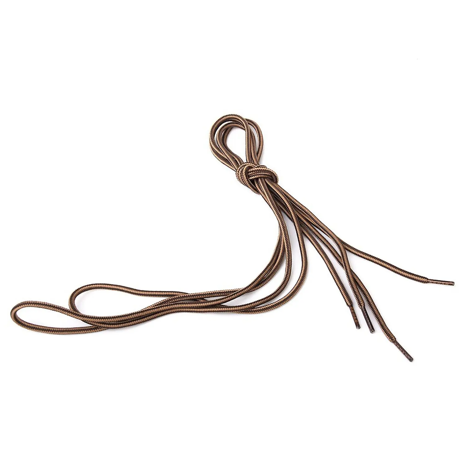 

Fashion Boutique 1 pair 150 cm Durable High Resistance Laces for Hiking Shoes - Brown Coffee Stripes