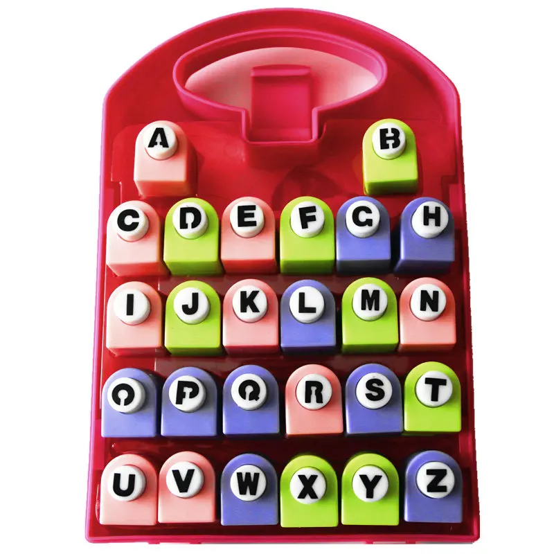 26 Letters Punches Set Best Gift Paper Punch Sets Children DIY Toy