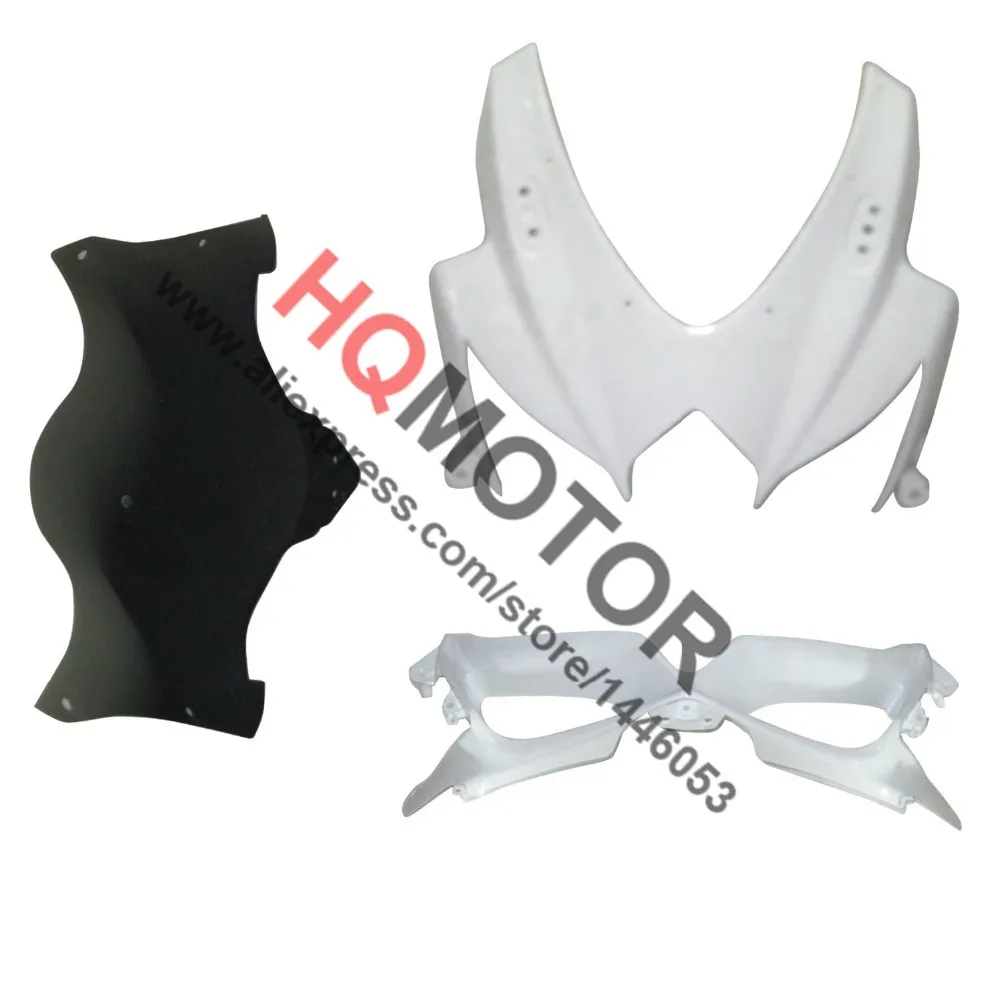 

Unpainted Front Upper nose Upper Splash Guard Ram Air Tube Cover Fairing Kit for Suzuki GSXR 600 / 750 2008 2009 2010