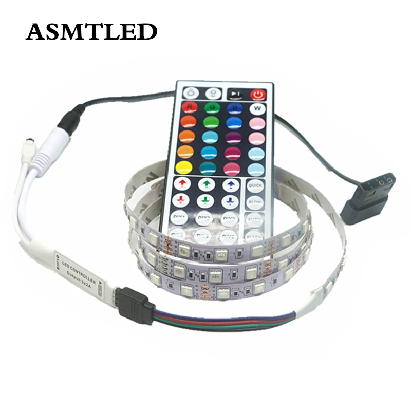 Светодиодная лента 5050 RGB для ПК чехол SATA интерфейс питания 12 В Диодная + 24 44
