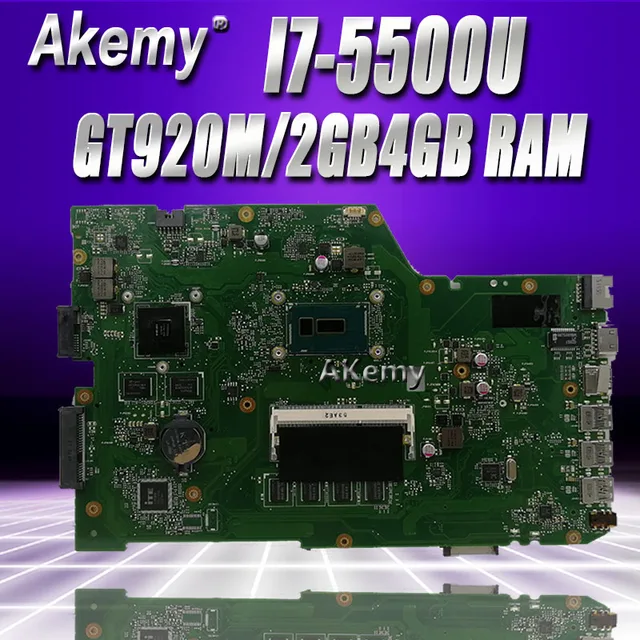 $US $206.80  Akemy X751LJ GT920M/2GB mainboard For ASUS X751L R752L K751L X751LN X751LD X751LJ X751LB Laptop mot
