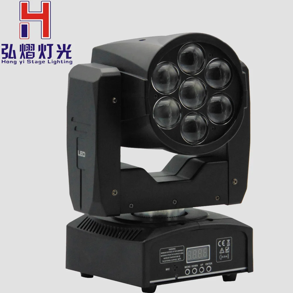 

minimum 1pcs/lot 2017 ZOOM LED Moving Head BIG Bee Eyes Cree 7x12W Stage Light