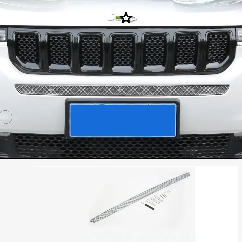 

Modified Automovil Wing Mirror Grille Door Handle Exterior High-grade Trim Accessories Sticker Strip 18 19 FOR JEEP Commander