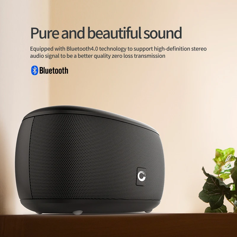 DOSS сенсорный динамик Bluetooth портативный беспроводной стерео с басом и встроенным