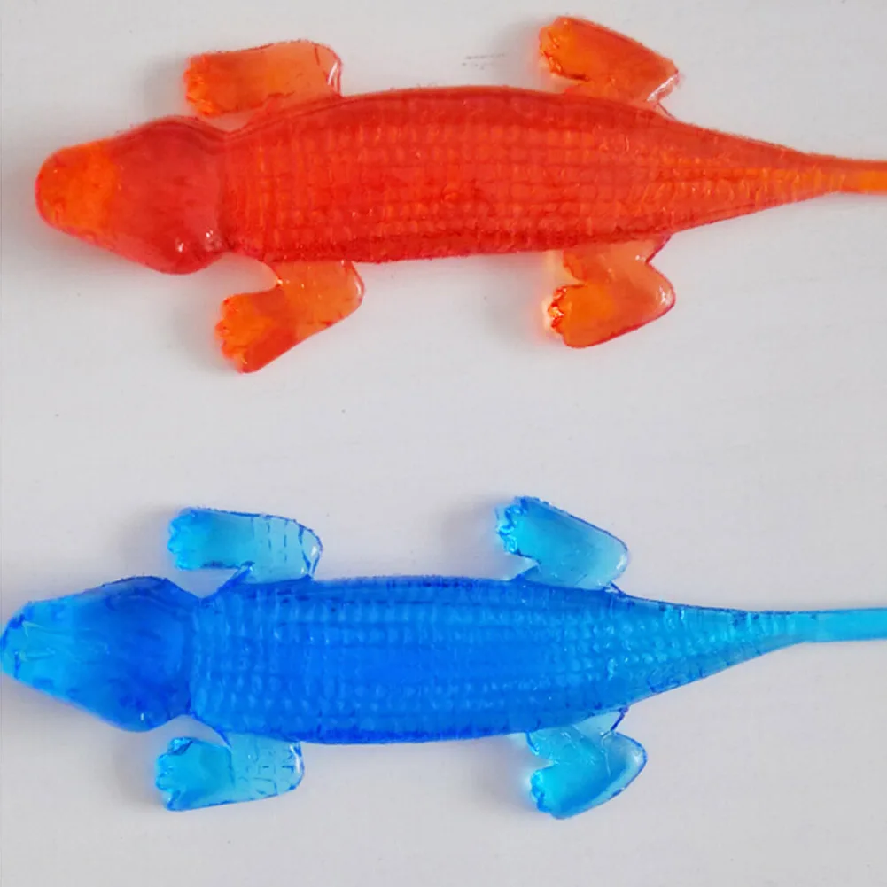 

1pcs Color Random Novelty Products Toy Lizard Animals Viscous Toy April Fool's Day Funny Toy For Kids