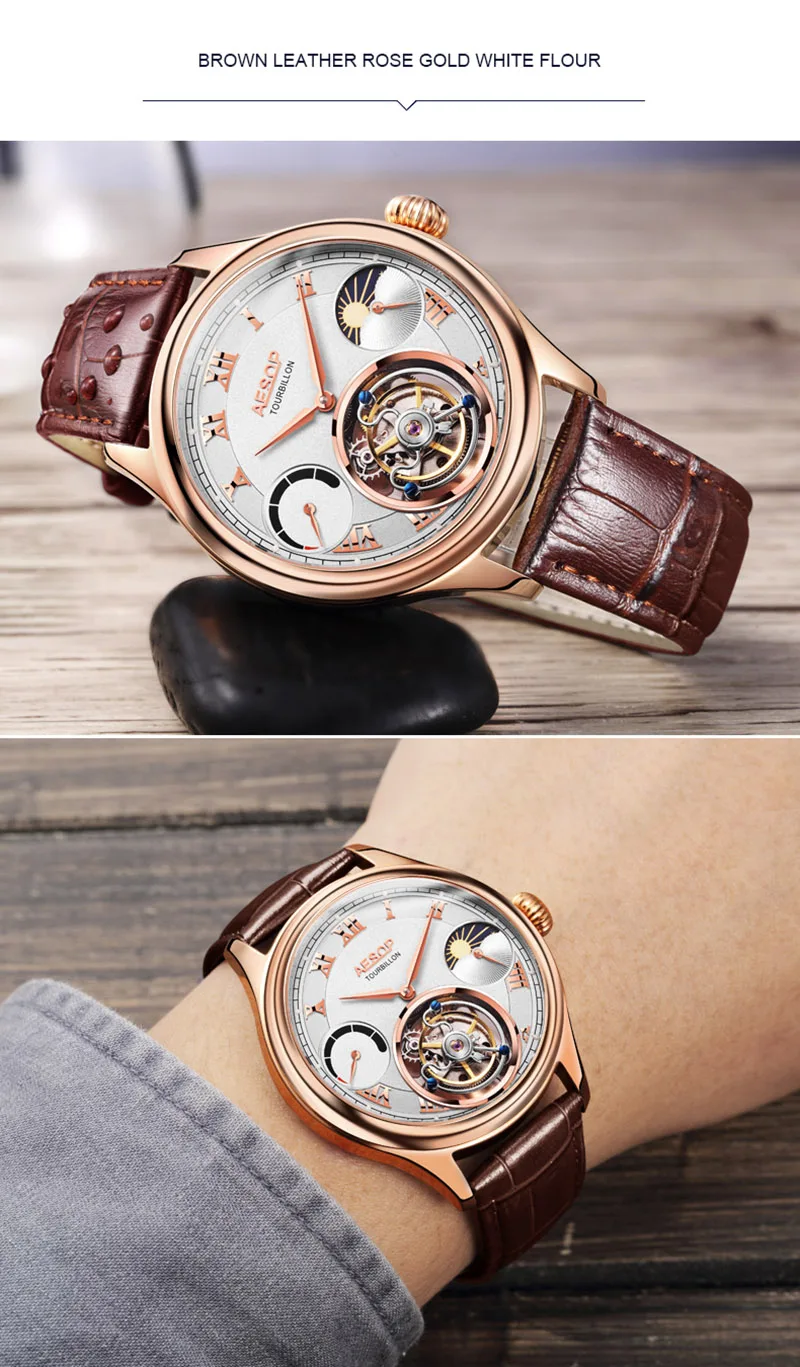 Мужские механические часы Moon Phase Tourbillon от ведущего бренда, роскошные часы с сапфировым циферблатом, часы с настоящим Tourbillon, мужские часы s relogio masculino