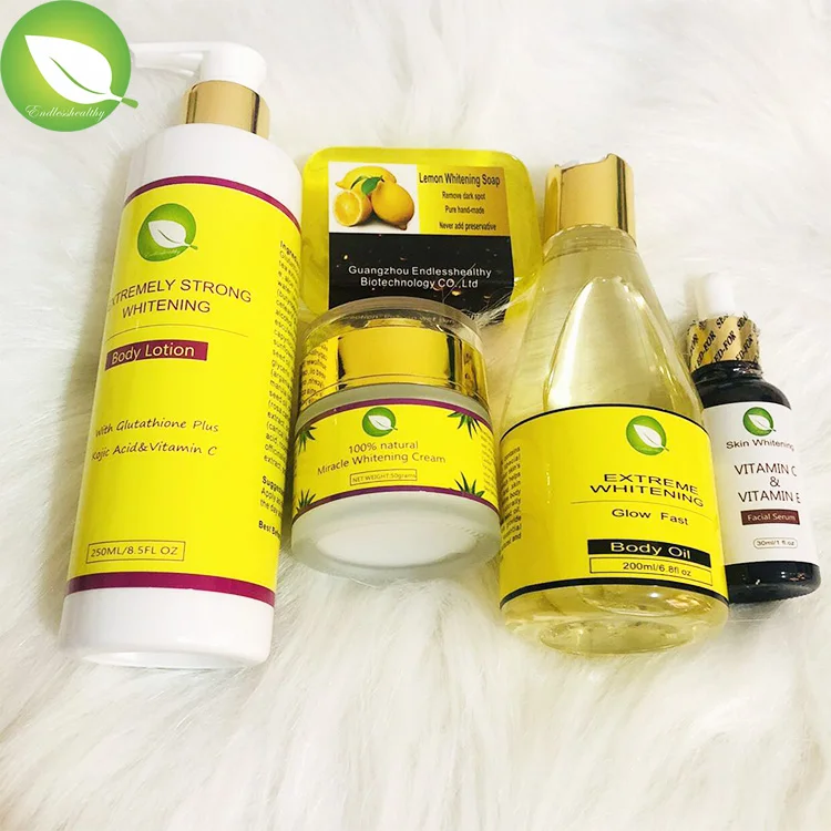 skin whitening set